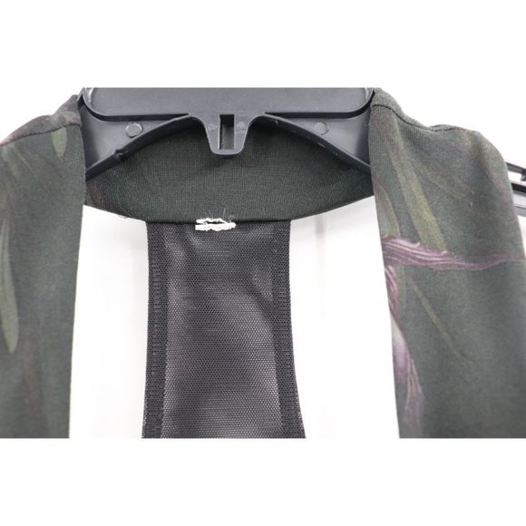 Lululemon Women's S/M Scoop‎ Neck Tank Racerback Midnight Iris Black Dark Floral - Picture 5 of 14